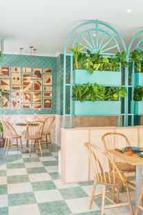Albabel Restaurant, interior design by Masquespacio
