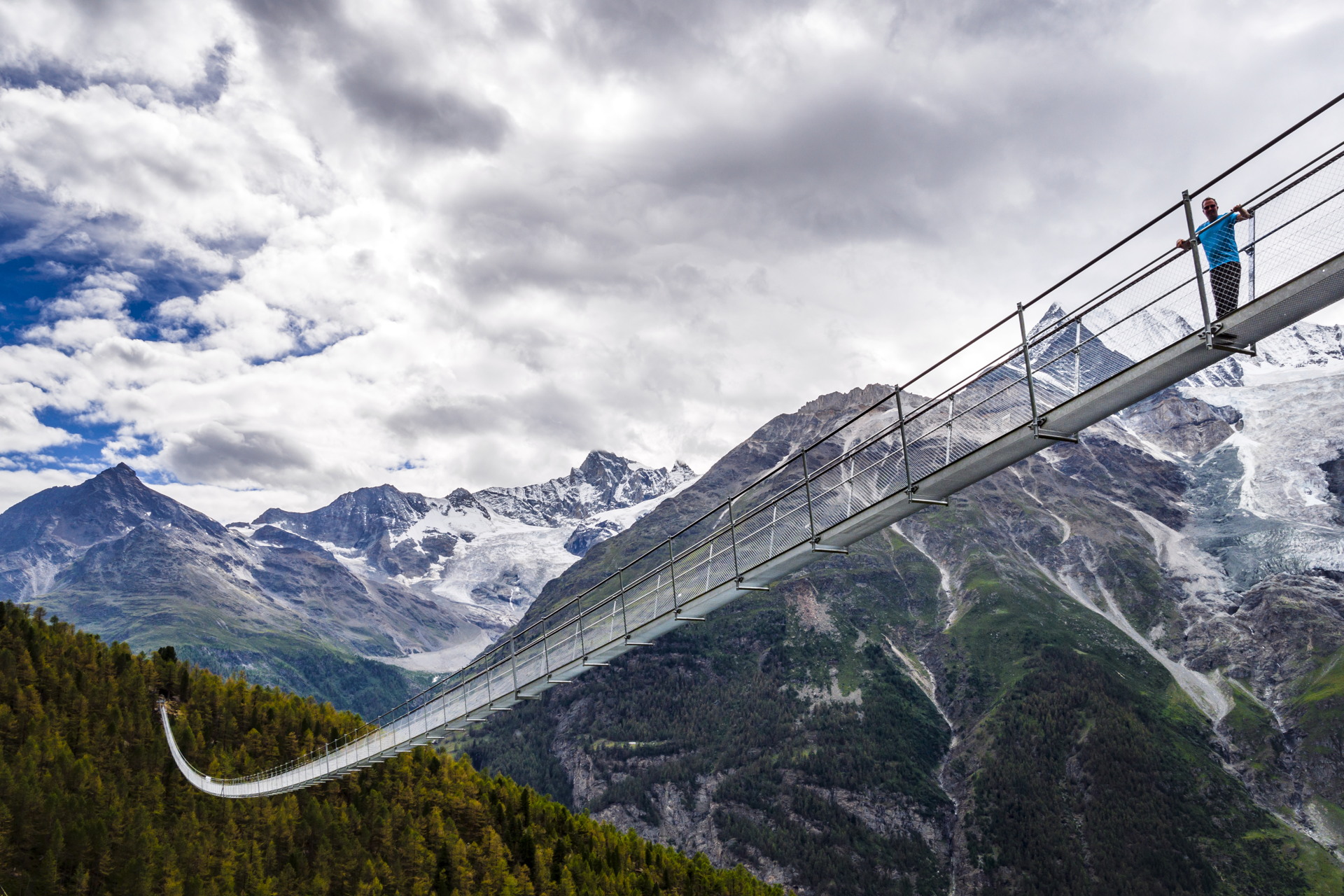 Switzerland lays claim to the longest pedestrian suspension bridge in the w...