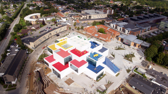 The LEGO House designed by BIG has opened in Billund, Denmark