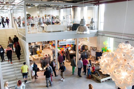 ReTuna Återbruksgalleria in Eskilstuna, Sweden is the world's first recycling mall