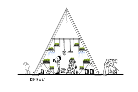 The Triangle of the Vegetables by Natura Futura Arquitectura