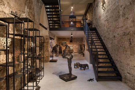 Nirit Levav Packer's gallery in a historic building in Tel Aviv