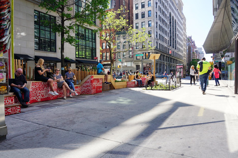 Street Seats 2019, Parsons School of Design is back with its pop-up public space