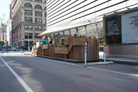 Street Seats 2019, Parsons School of Design is back with its pop-up public space