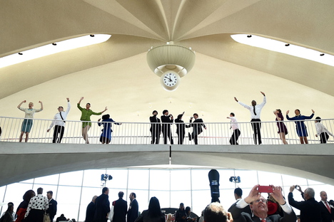 The TWA Flight Center by Saarinen has reopened at JFK Airport, New York