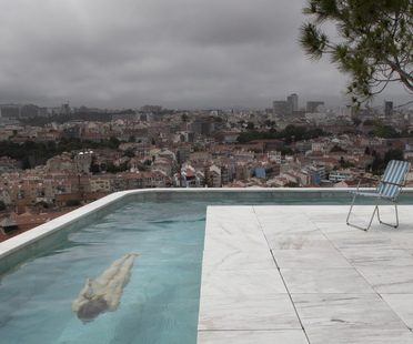 Leopold Banchini Architects with Daniel Zamarbide Casa do Monte in Lisbon