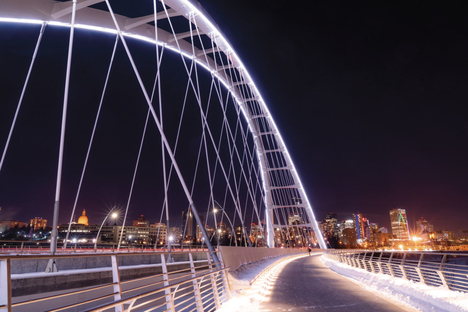 Walterdale Bridge by DIALOG, using infrastructure for placemaking