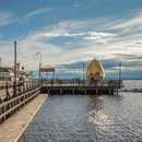 Solar Egg on Lake Siljan in Sweden