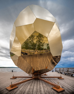 Solar Egg on Lake Siljan in Sweden