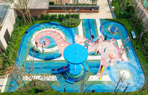 Seahorse, a water park in Chongqing by 100architects