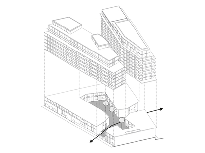 Curial, density housing in Paris, project by Petitdidierprioux