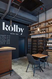 Kolby Wine Bar in Prague by CMC Architects