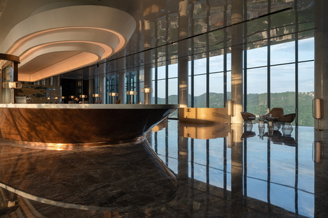 InterContinental Chongqing Raffles City designed by Moshe Safdie with interiors by CL3