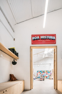 The new headquarters of the Boa Mistura collective in Madrid