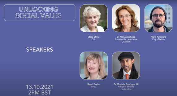 Building Natural Connections: Unlocking social value
