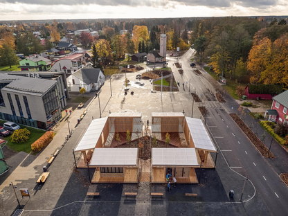 Kärdla City Pavilion designed by the Bornstein Lyckefors Arkitekter and Mareld Landscape Studios
