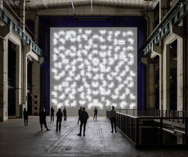 Light and Space, a site-specific exhibition by Robert Irwin at Kraftwerk Berlin 

