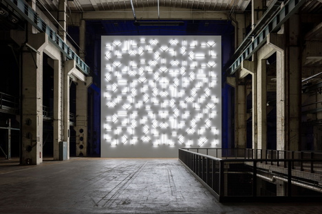 Light and Space, a site-specific exhibition by Robert Irwin at Kraftwerk Berlin 
