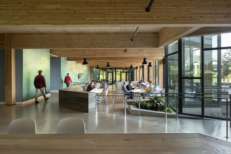 Sustainable office building designed by Hacker Architects
