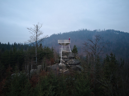 The Lookout Spike, a lookout point by Mjölk architekti

