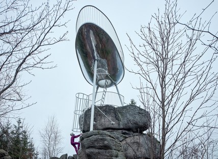 The Lookout Spike, a lookout point by Mjölk architekti
