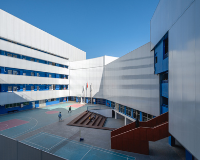 Various Associates and a blue and white Art High School in Shenzhen
