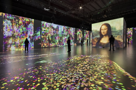 Leonardo da Vinci in the Genius Immersive Experience in Berlin
