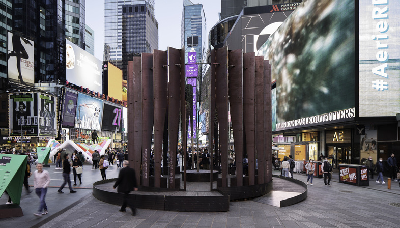 CLB Architects, FILTER sustainable pavilion in Times Square
