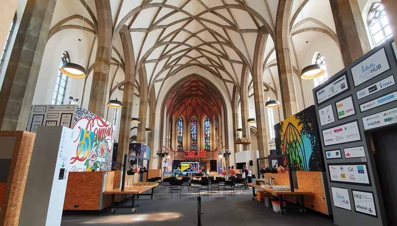 digitalCHURCH, a church in Aachen reborn as a co-working space
