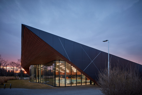 dkarchitekti studio’s indoor swimming pool in Louny aims to encourage physical activity
