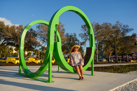 Art as an activator in the new Bay Park in Sarasota, Florida
