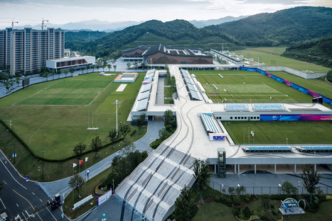 Fuyang Yinhu Sports Centre for the ecological and cultural Asian Games 
