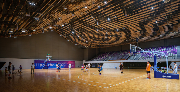 Fuyang Yinhu Sports Centre for the ecological and cultural Asian Games 
