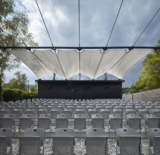 Mimosa Architects transforms the outdoor cinema in Prachatice
