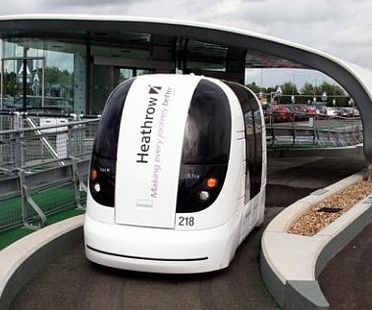 Electric pods make transport greener at London Heathrow