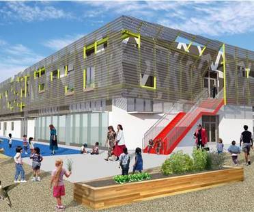 Zero net energy school building prototype for Los Angeles
