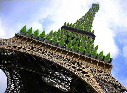 Green transformation proposed for the Eiffel Tower
