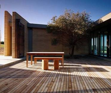 Rammed earth house. Natural charm. 
