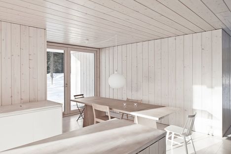 Sustainable house in the Finnish countryside.
