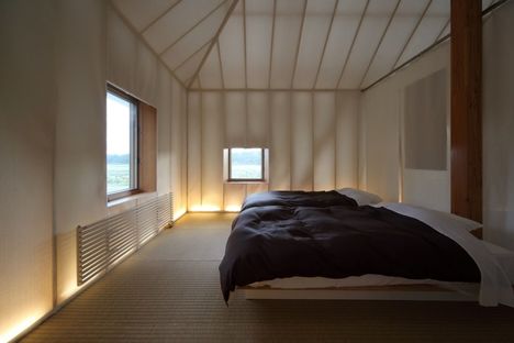 Experimental and eco-friendly home by Kengo Kuma.
