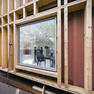 A pre-fabricated home for sustainable living. WFH
