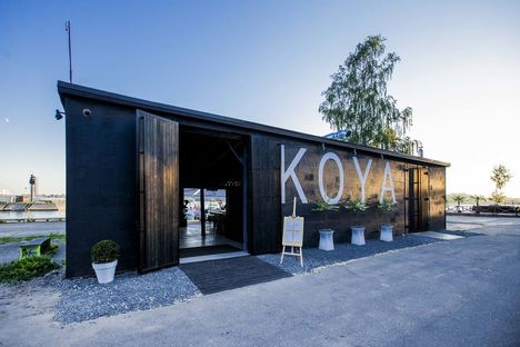 Koya Restaurant & Lodge in Riga. Project by Open AD.
