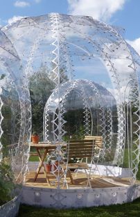 The Invisible Garden House. Bioclimatic greenhouse by SHJWORKS.
