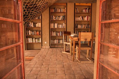 Designing with local resources: Library in Muyinga, Burundi.
