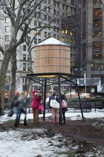 “This Land is Your Land”. Installation by Iván Navarro in Madison Square Park, NY. 