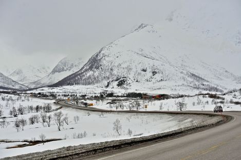 Infrastructure and landscape in Norway.