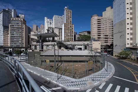 Red Bull Station in Sao Paulo, Brazil. Urban transformation.
