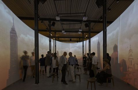 Floornaturelive at the Venice Biennale. Mexican pavilion.
