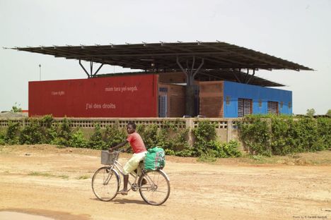 Sustainable architecture for the women in Burkina Faso by FAREStudio.
