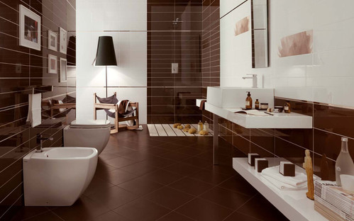 Ideas for floor and wall coverings in the bathroom
